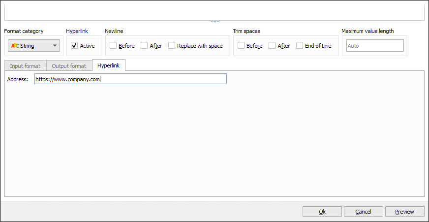 The Address box contains a URL.