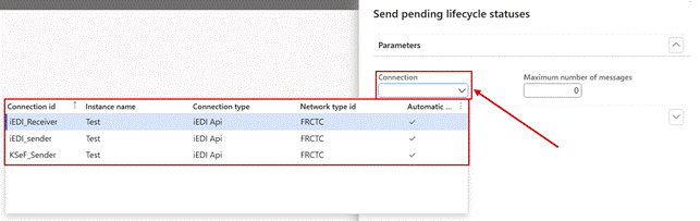 Send pending lifecycle statuses: Connection now has a lookup.