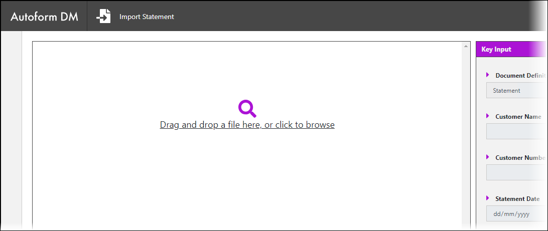 Use a Document Import Application