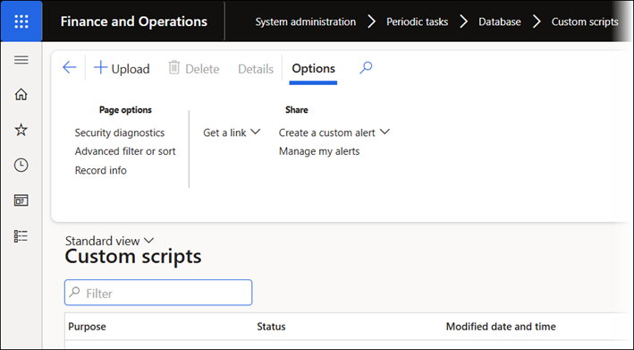 Custom Scripts - Internal Azure Storage Flight - General Info FO