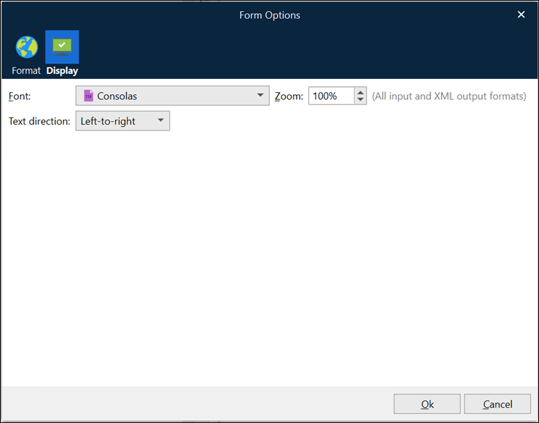 Set Text Direction for Forms