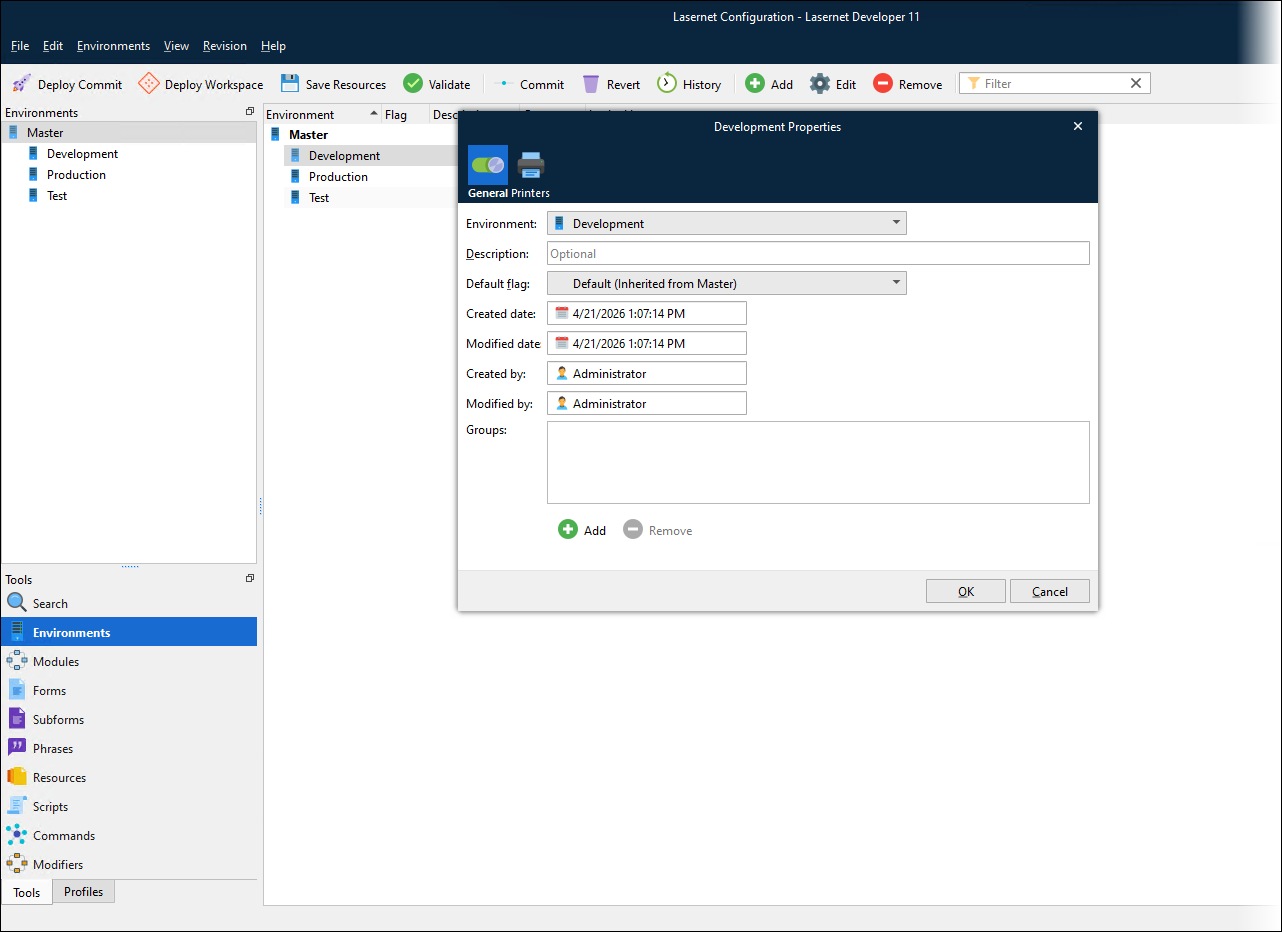 Lasernet Installation Upgrade from Lasernet Core 11.0 to Lasernet Core 11.1