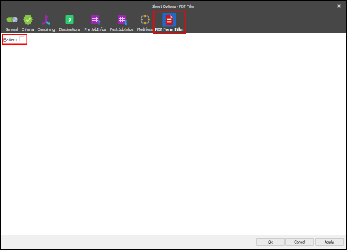 Configure PDF Form (Filled) Output