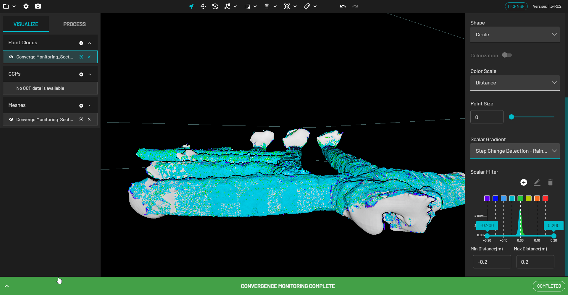How to Process Scans for Convergence Monitoring