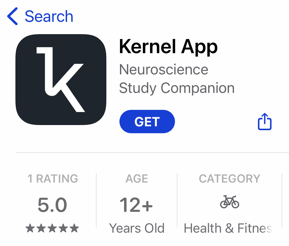 Image: iOS App Store showing the Kernel App.
