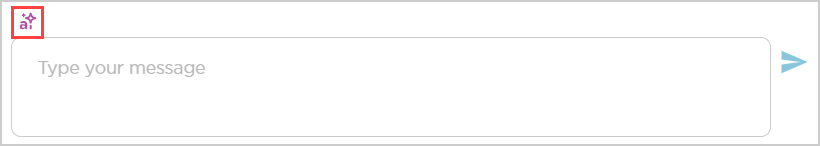 procare ai icon above message box in procare online