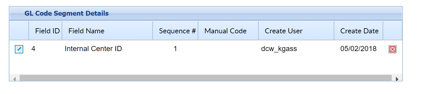 Financial- General Ledger Account Example
