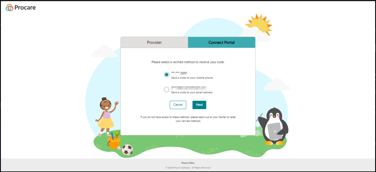 Parent Portal - Password Reminder