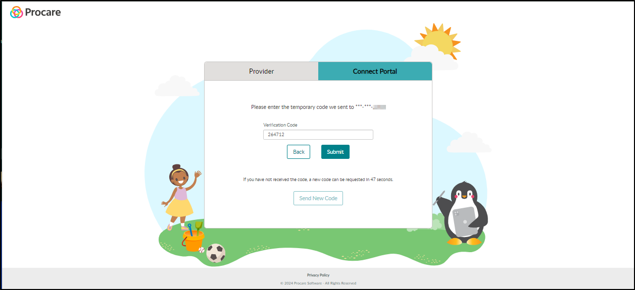 Parent Portal - Password Reminder