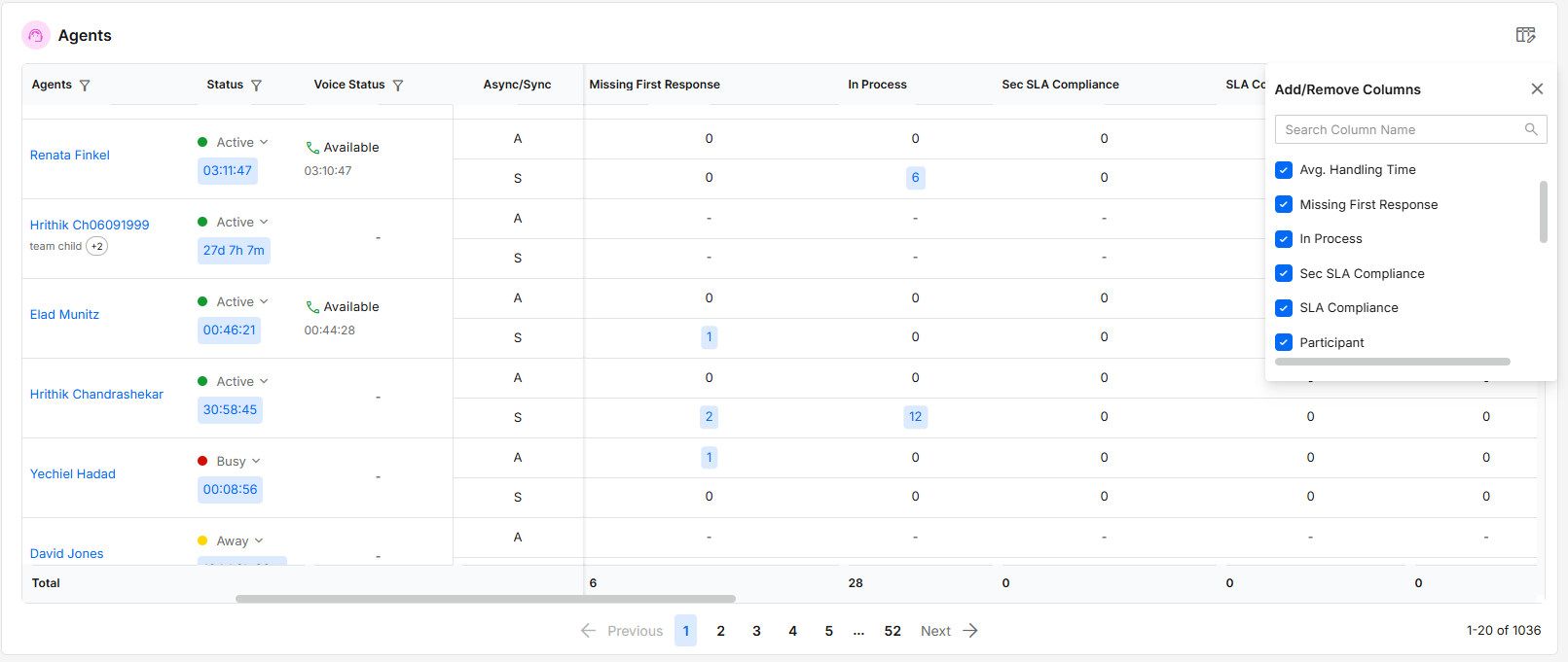 Agents section - add remove columns.png