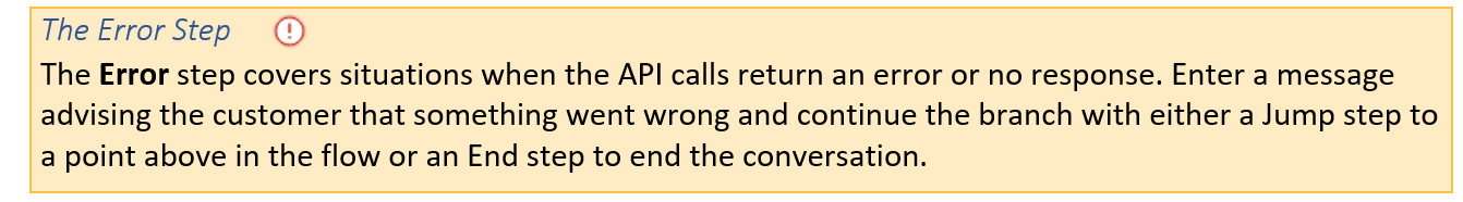 The API Step