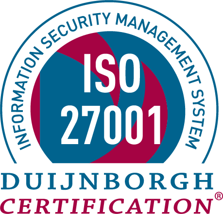 ISO27001 Certified - Duijnborgh Certification