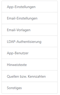 Einstellungen SIM-App