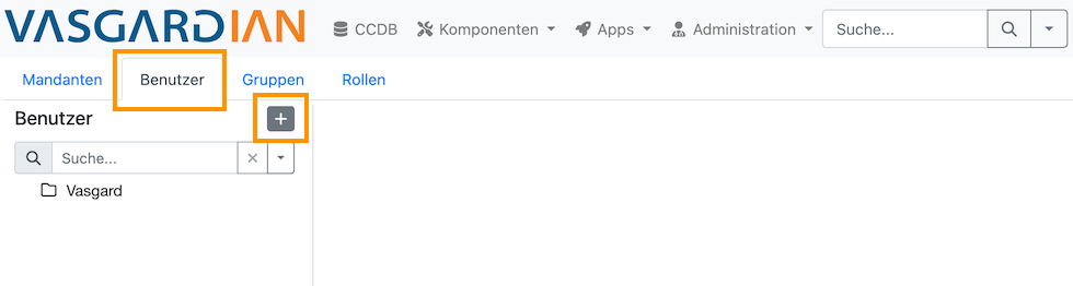 Benutzer anlegen