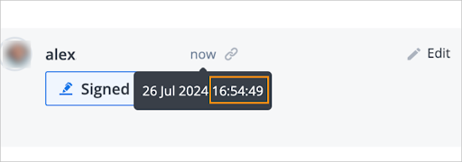 5.74 event reaction time format