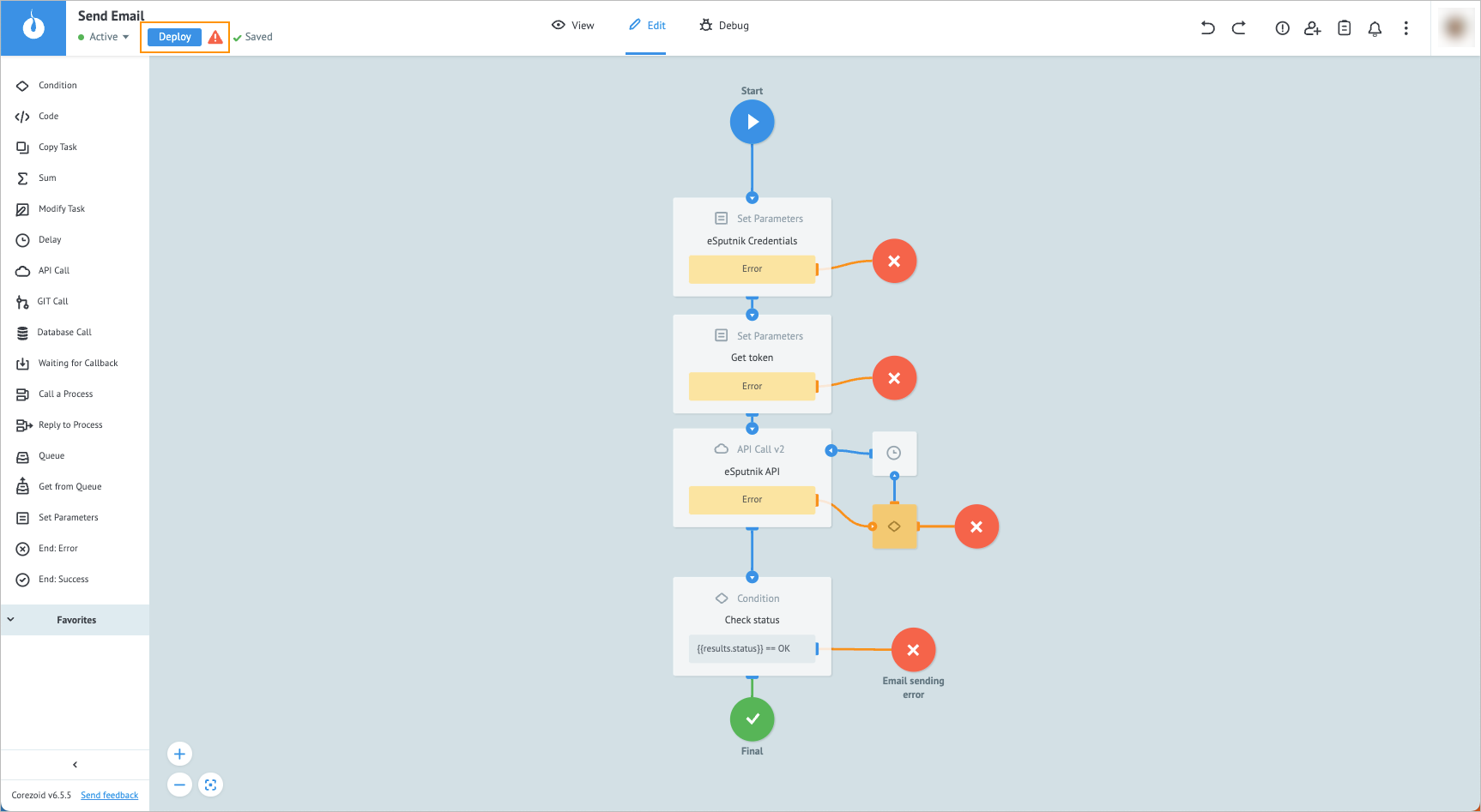 Deploy process