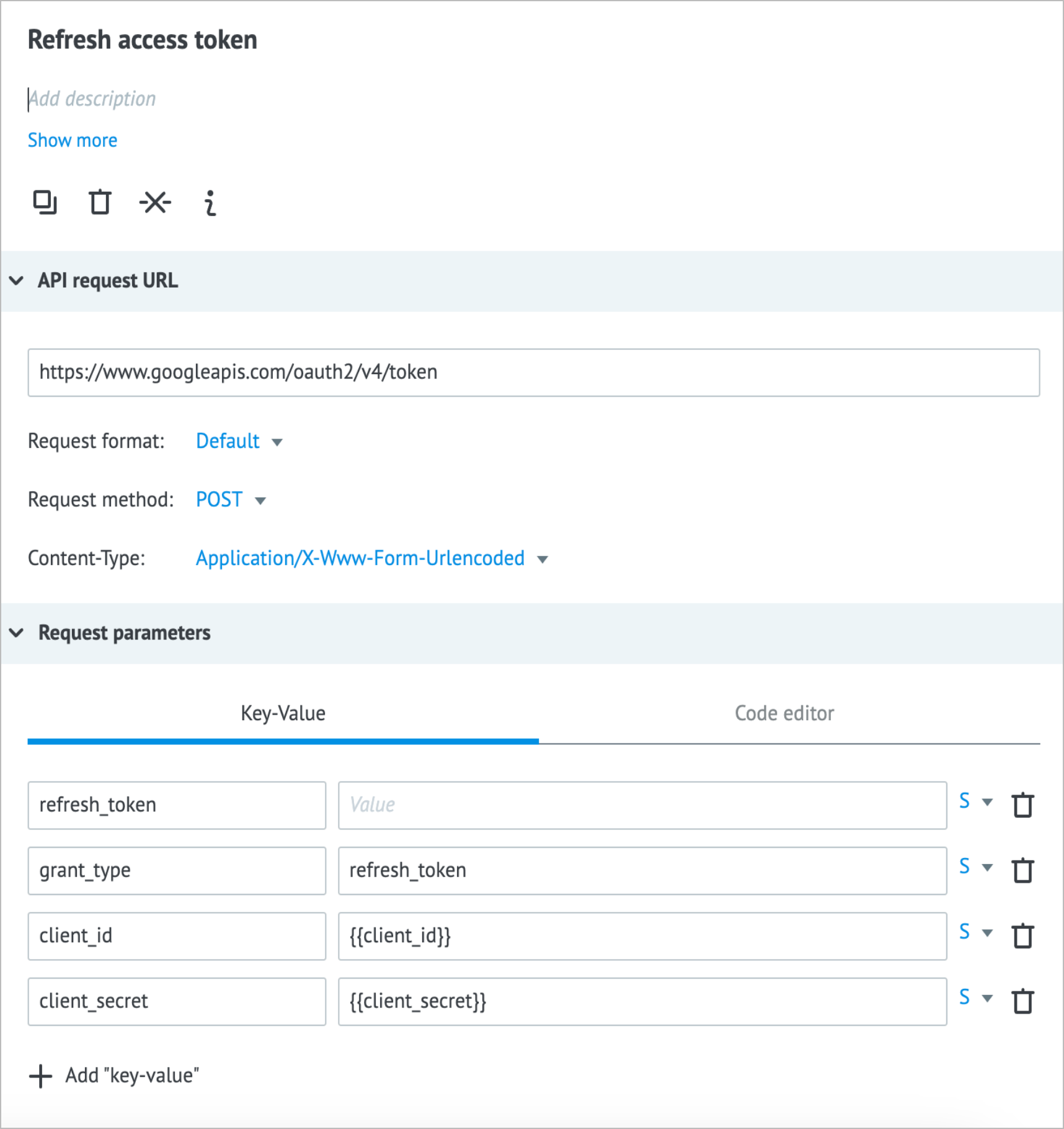 Refresh access token