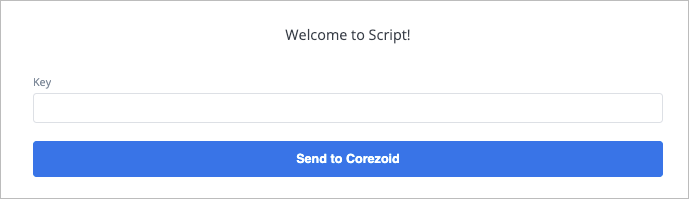 Welcome to script