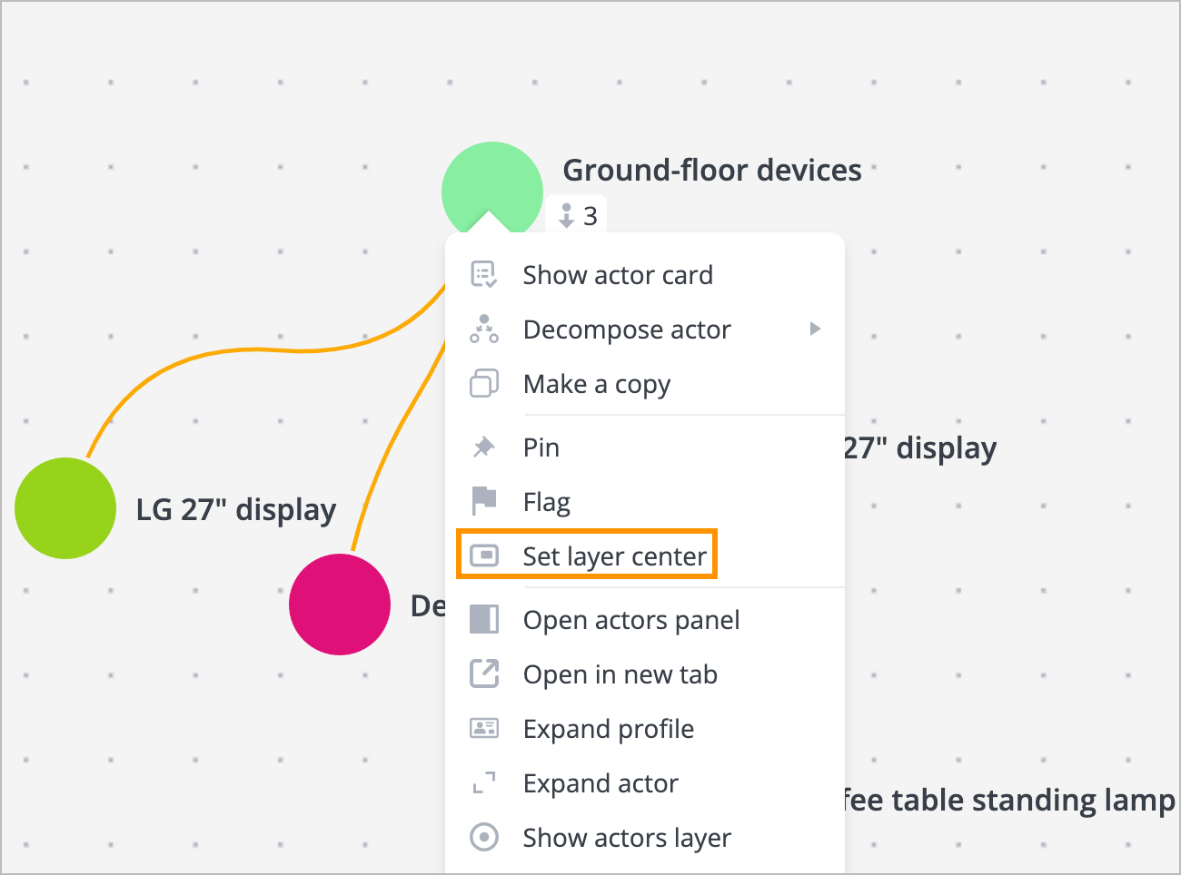 set layer center