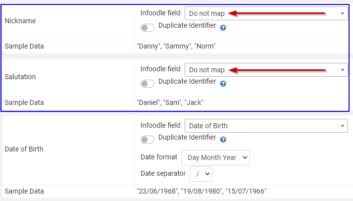 Configuring Data Fields