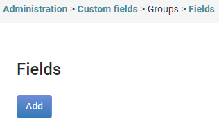 Group Custom Fields