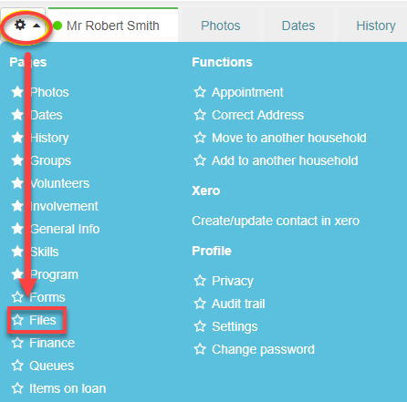 Adding a File or Folder