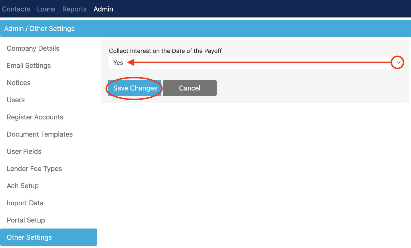 Changing The Payoff Date Calculation Method Miscellaneous