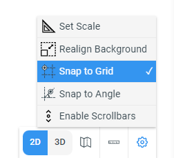 snap to grid