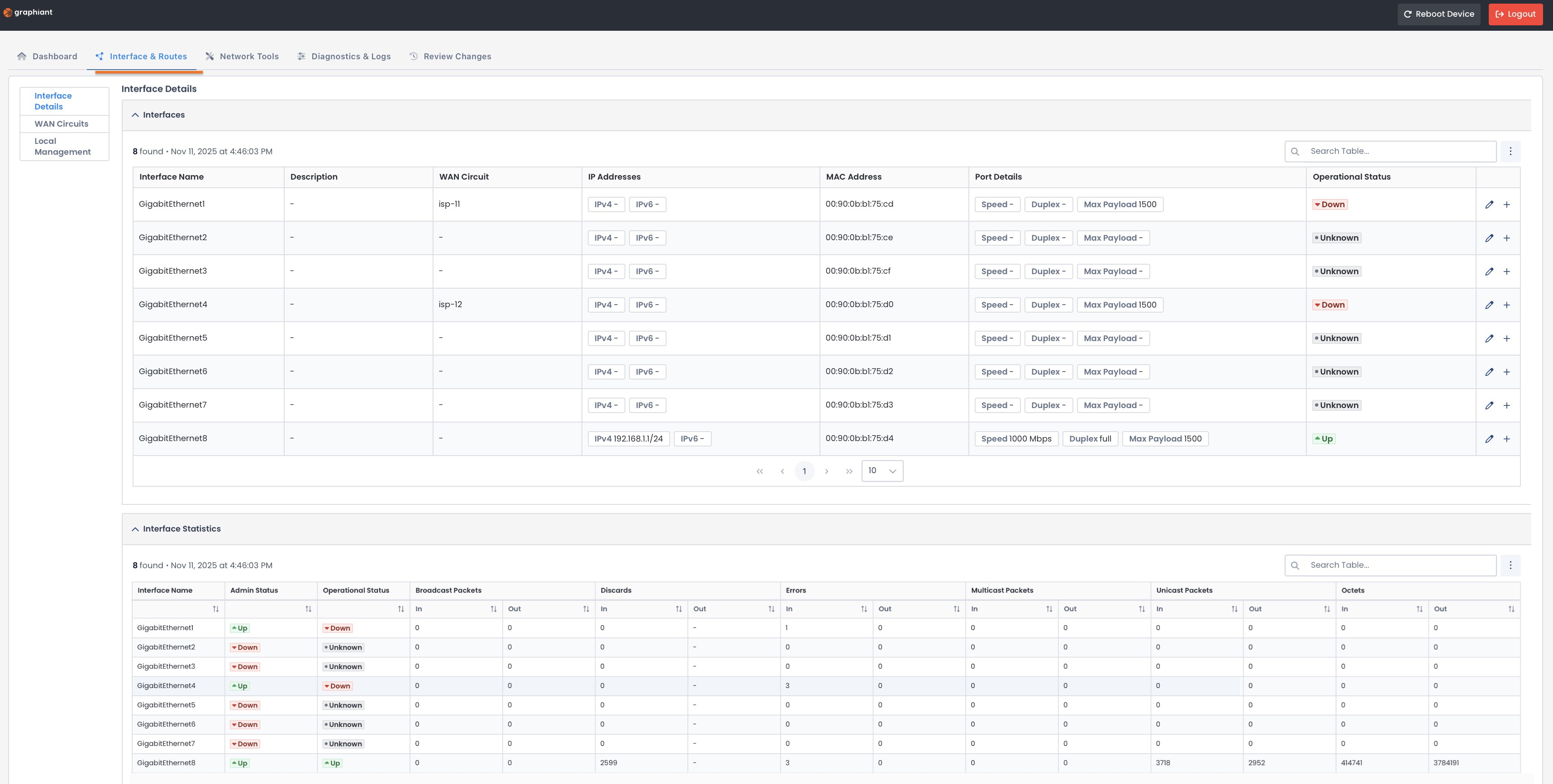 Onboarding Your Graphiant Edge Using the Local Web Server