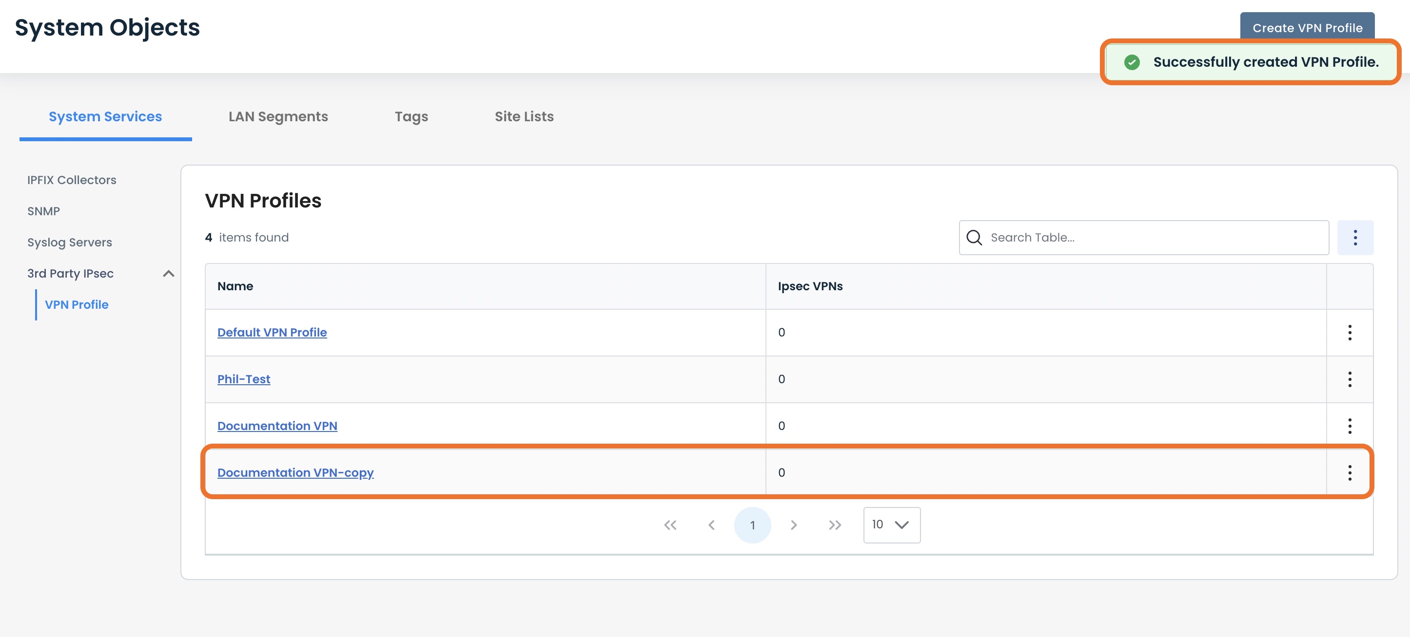 Creating Site-to-Site VPN