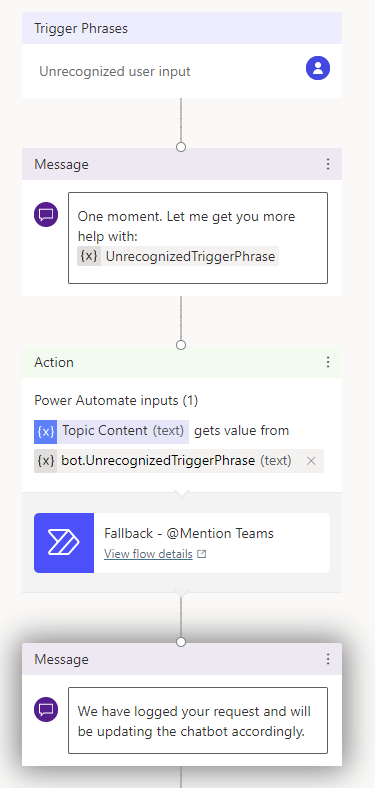 power automate chatbot