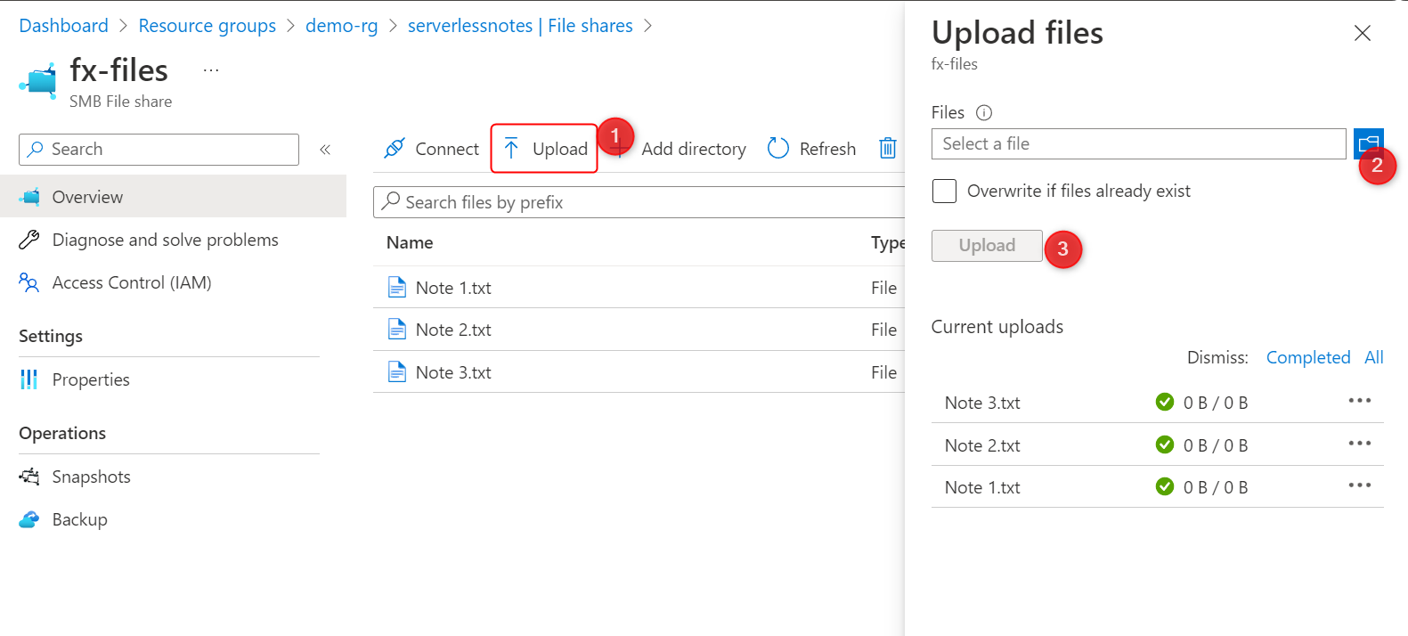 Mounting File Shares on Linux Azure Function Apps