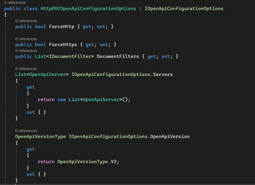 Azure Functions and in code Open API Configuration