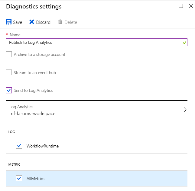 Azure Logic Apps Log Analytics Serverless Notes