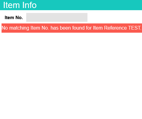 Displaying errors in portal