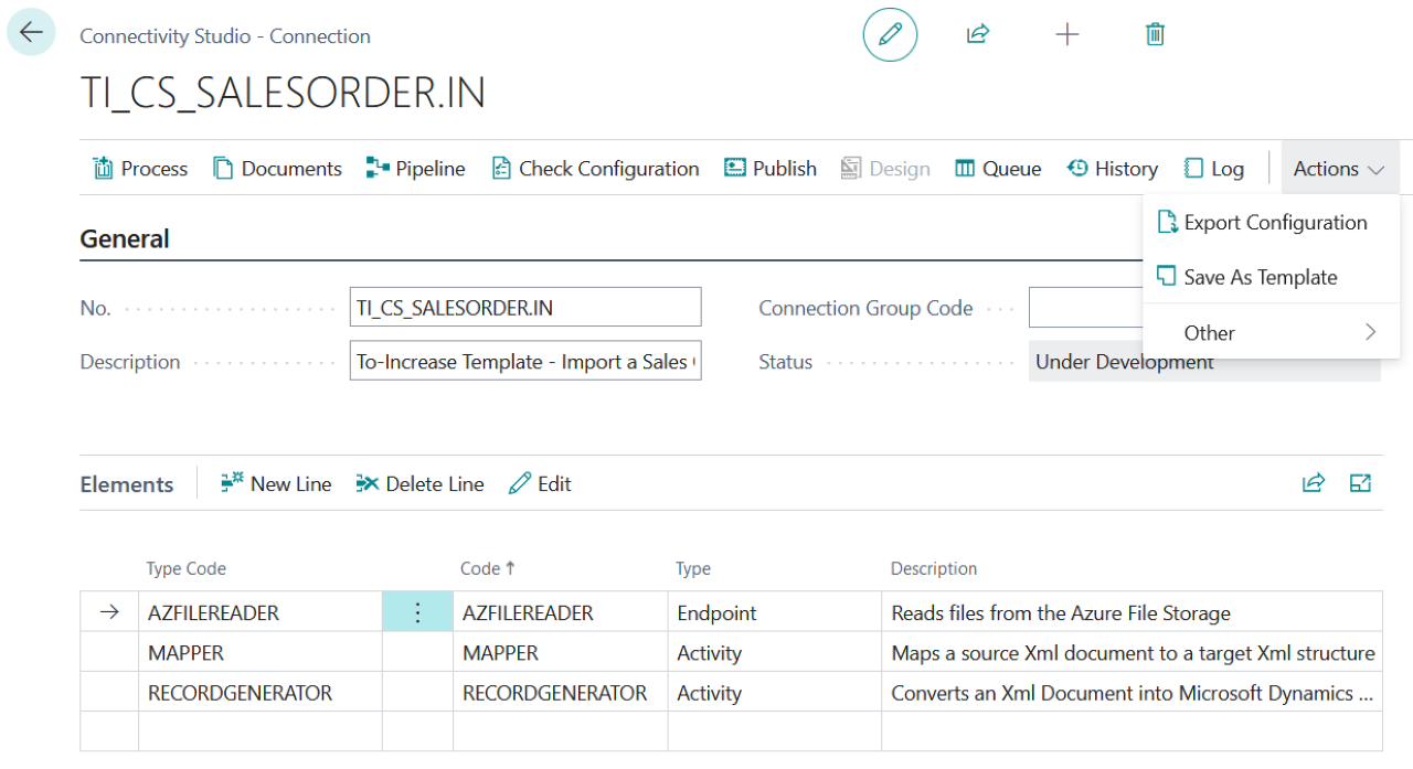 CS-Export Connection