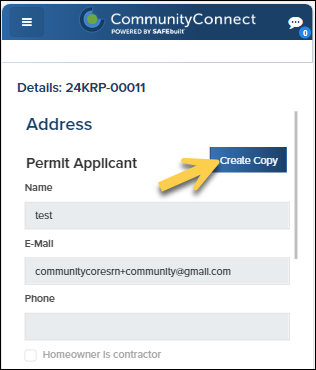 CommunityConnect Mobile, Create Copy Button.png