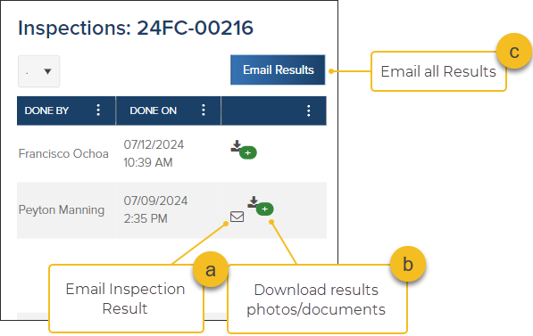 CommunityConnect Mobile, Inspection History, Options.png