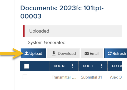 CommunityConnect Mobile, Permits, Documents, Upload Button.png