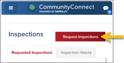 CommunityConnect Mobile, Request Inspections Button.png