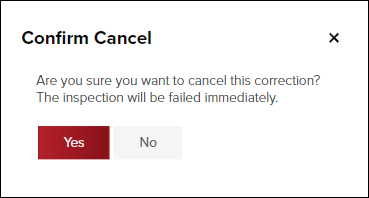 CommunityConnect, Pending Correction, Confirm Cancel Modal.png