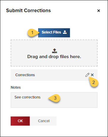 CommunityConnect, Submit Corrections Modal.png