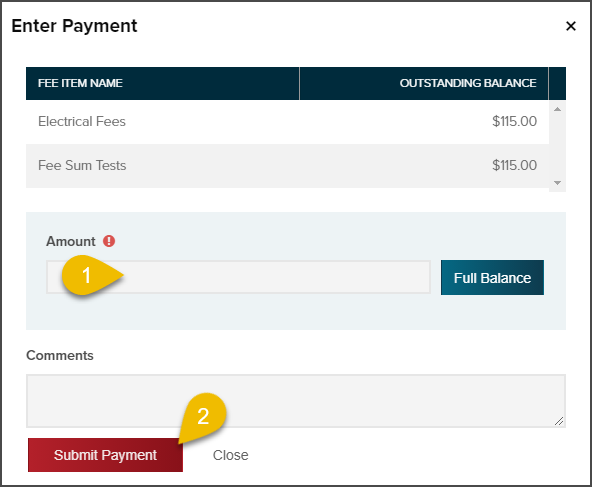 CommunityConnect, enter payment, click submit.png