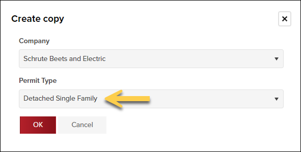 Create a Copy Modal, Select Permit Type.png