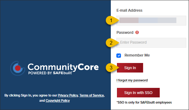 Sign in to CommunityCore, 1, 2, 3.png