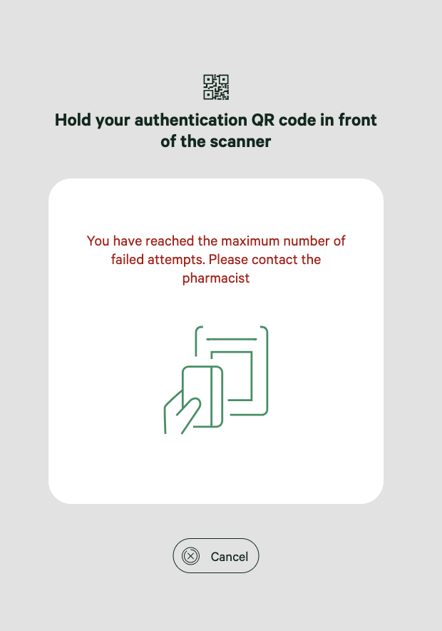 How do I reset access when a patient can't log in anymore?