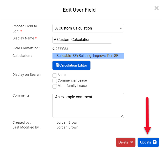 Custom Calculation Formula Custom Calculations