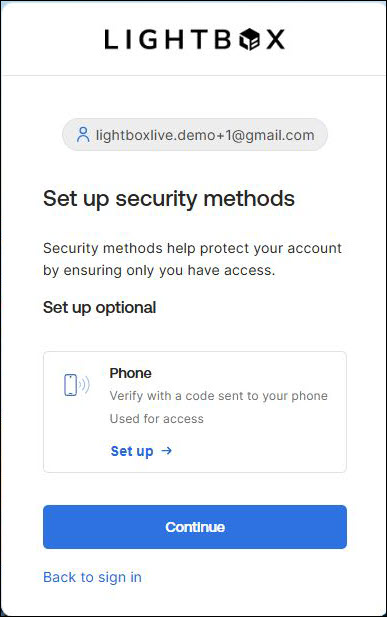 LightBox Login