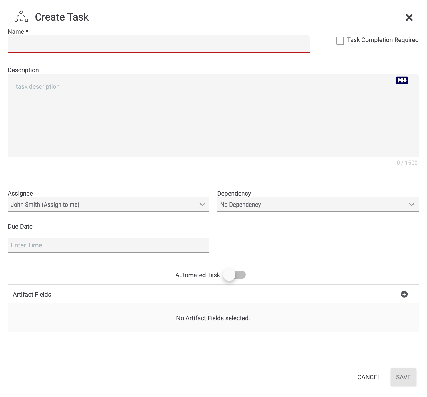 Figure 1_Adding Tasks to a Case_7.7.1