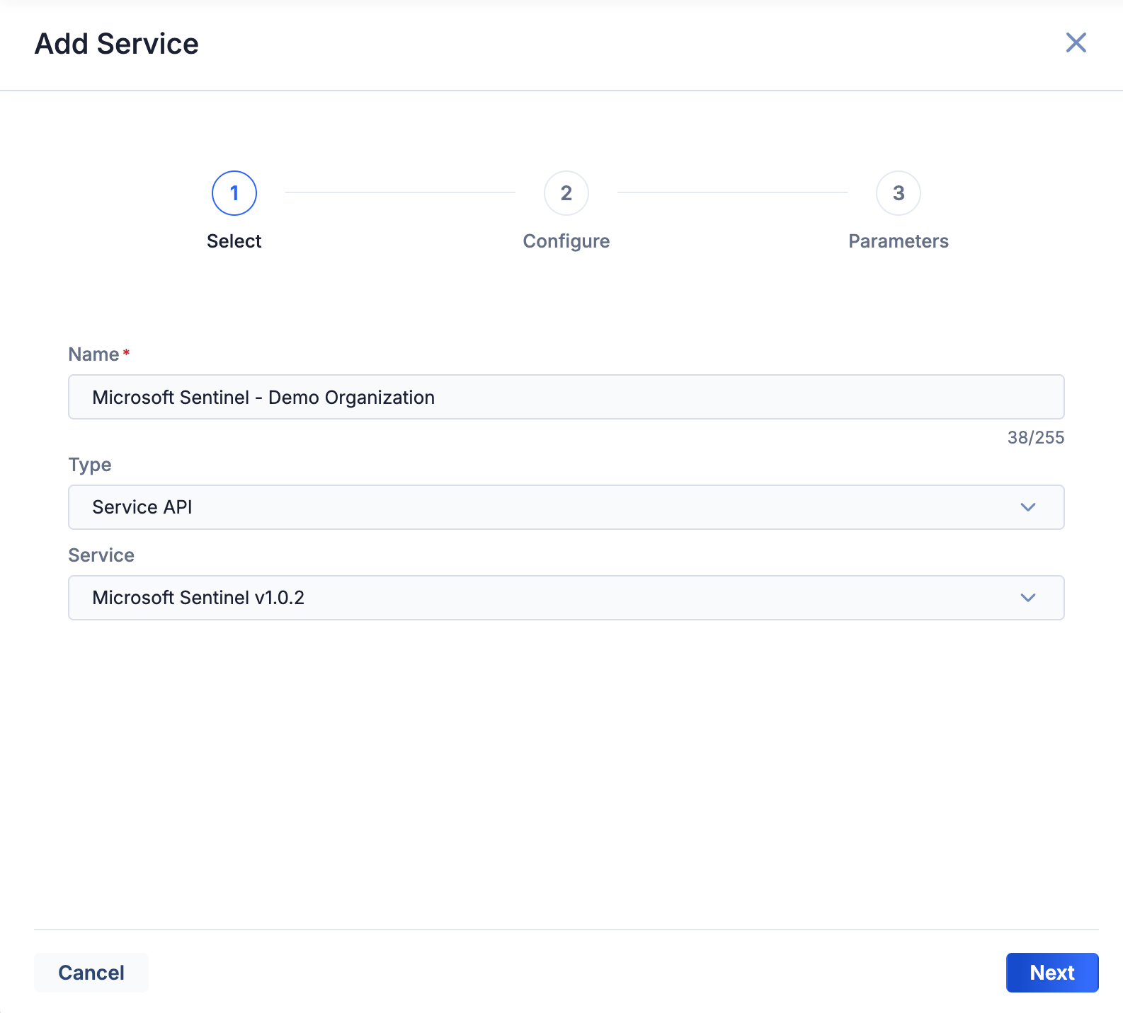 Figure 1_Microsoft Sentinel Integration User Guide_Software Version 1.0.2